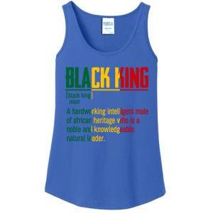 African Pride Black History Month Black King Definition Gift Ladies Essential Tank