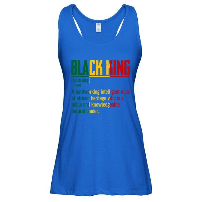 African Pride Black History Month Black King Definition Gift Ladies Essential Flowy Tank