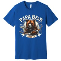 Archery Papa Bear Great Gift Archer Papa Bear Dad FatherS Day Meaningful Gift Premium T-Shirt