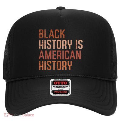African Pride Black History American History High Crown Mesh Back Trucker Hat
