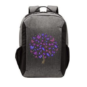 Animal Purple Butterflies Tree Nature Butterfly Vector Backpack