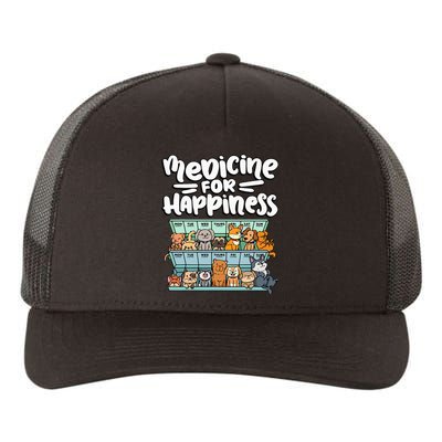 AnimalInspired Pill Box for a Happier You Yupoong Adult 5-Panel Trucker Hat