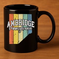 Ambridge Pennsylvania Bridger Pride 15003 Beaver County 11oz C Handle Ceramic Mug
