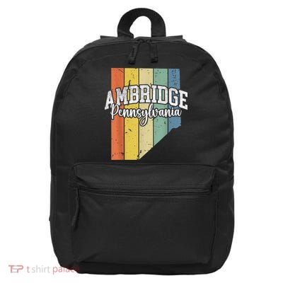 Ambridge Pennsylvania Bridger Pride 15003 Beaver County 16 in Basic Backpack