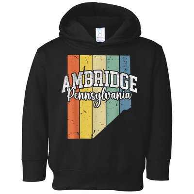 Ambridge Pennsylvania Bridger Pride 15003 Beaver County Toddler Hoodie