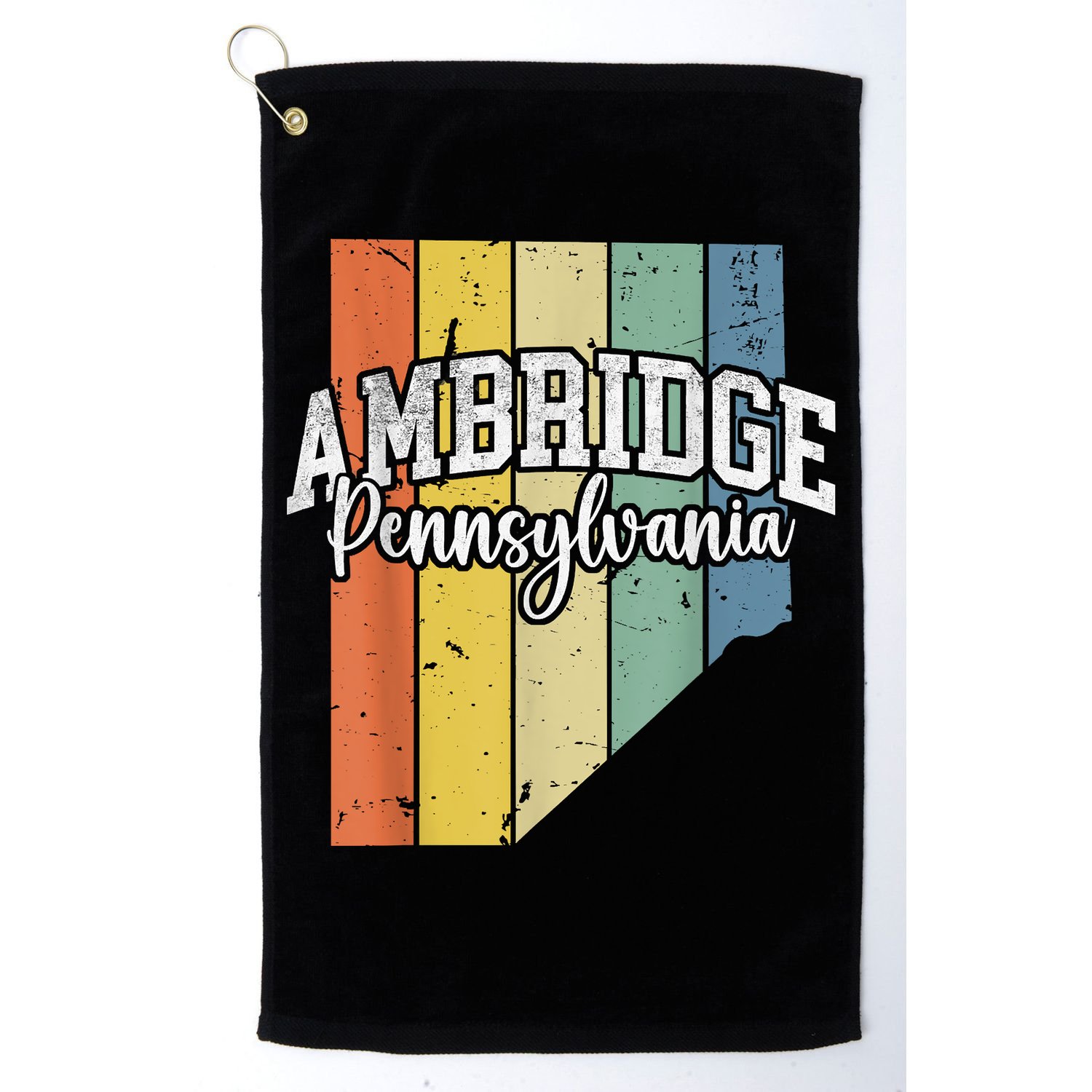 Ambridge Pennsylvania Bridger Pride 15003 Beaver County Golf Towel