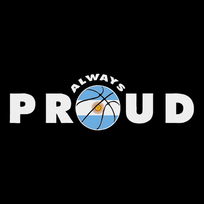 Always Proud Bandera Argentina Flag Basketball Fan Lover Toddler T-Shirt