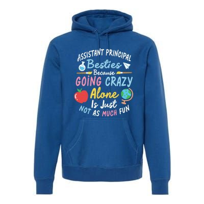 Assistant Principal Besties Assistant Principals Gift Premium Hoodie