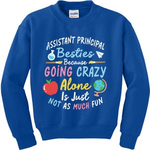 Assistant Principal Besties Assistant Principals Gift Kids Sweatshirt