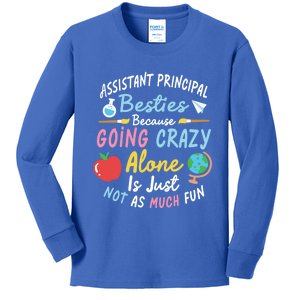 Assistant Principal Besties Assistant Principals Gift Kids Long Sleeve Shirt