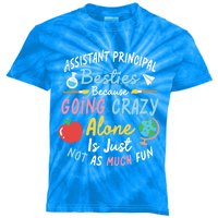 Assistant Principal Besties Assistant Principals Gift Kids Tie-Dye T-Shirt