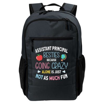 Assistant Principal Besties Gift Daily Commute Backpack