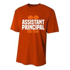 Assistant Principal Boo Crew Halloween Assistant Principal Cute Gift Performance Sprint T-Shirt