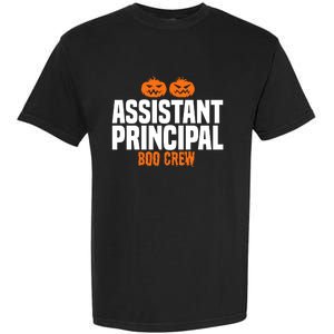 Assistant Principal Boo Crew Halloween Assistant Principal Cute Gift Garment-Dyed Heavyweight T-Shirt