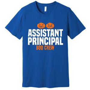 Assistant Principal Boo Crew Halloween Assistant Principal Cute Gift Premium T-Shirt