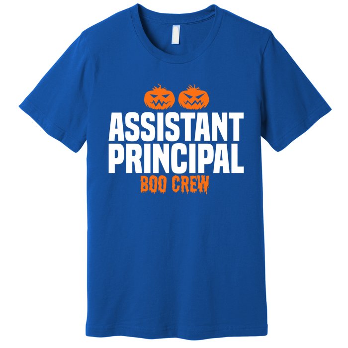 Assistant Principal Boo Crew Halloween Assistant Principal Cute Gift Premium T-Shirt