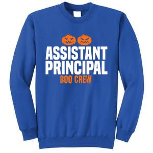 Assistant Principal Boo Crew Halloween Assistant Principal Cute Gift Tall Sweatshirt