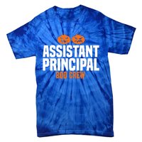 Assistant Principal Boo Crew Halloween Assistant Principal Cute Gift Tie-Dye T-Shirt