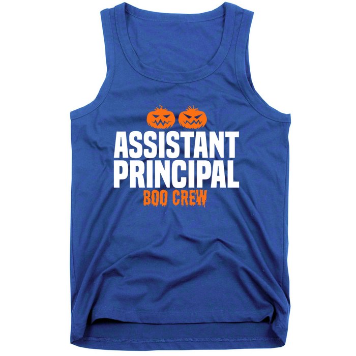 Assistant Principal Boo Crew Halloween Assistant Principal Cute Gift Tank Top