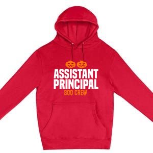 Assistant Principal Boo Crew Halloween Assistant Principal Cute Gift Premium Pullover Hoodie