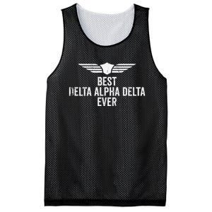 Airplane Pilot Best Dad Flying Gift Mesh Reversible Basketball Jersey Tank