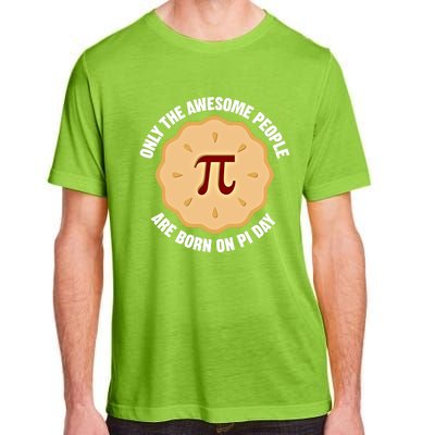 Awesome People Born On Pi Day Birthday March 14th Pi Day Meaningful Gift Adult ChromaSoft Performance T-Shirt