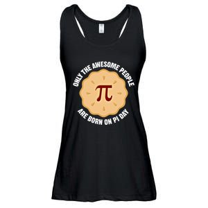 Awesome People Born On Pi Day Birthday March 14th Pi Day Meaningful Gift Ladies Essential Flowy Tank