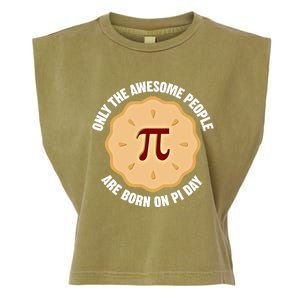 Awesome People Born On Pi Day Birthday March 14th Pi Day Meaningful Gift Garment-Dyed Women's Muscle Tee