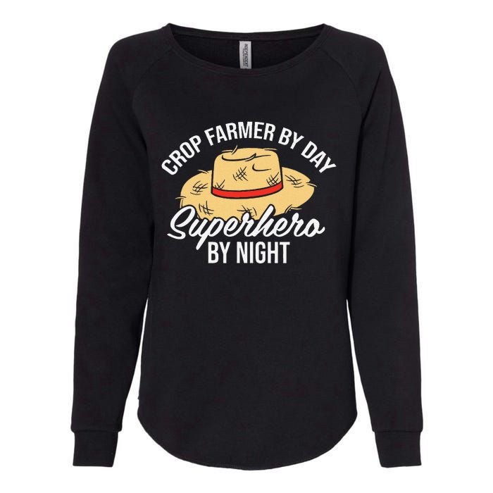 Agronomy Plant Cultivation Soil Management Crop Farmer Womens California Wash Sweatshirt