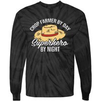 Agronomy Plant Cultivation Soil Management Crop Farmer Tie-Dye Long Sleeve Shirt