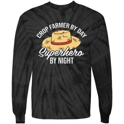 Agronomy Plant Cultivation Soil Management Crop Farmer Tie-Dye Long Sleeve Shirt