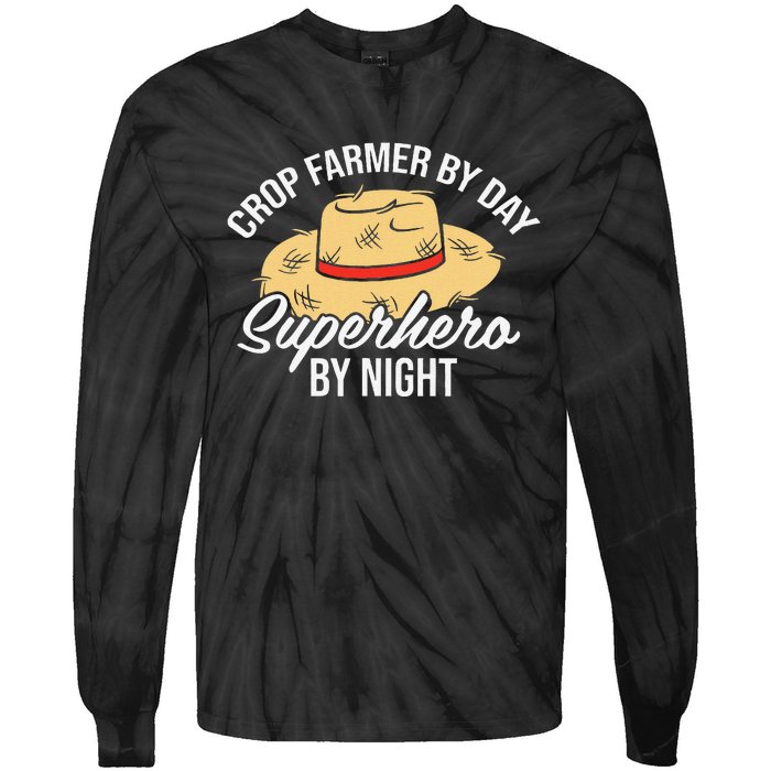 Agronomy Plant Cultivation Soil Management Crop Farmer Tie-Dye Long Sleeve Shirt