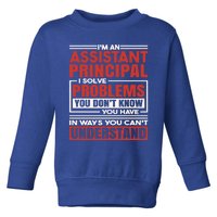 Assistant Principal Cute Gift Toddler Sweatshirt