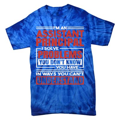 Assistant Principal Cute Gift Tie-Dye T-Shirt