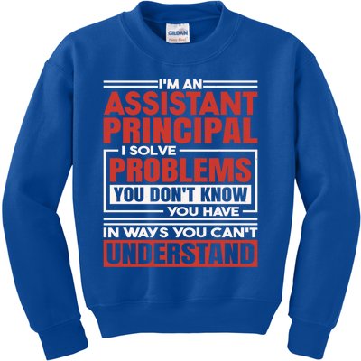 Assistant Principal Cute Gift Kids Sweatshirt