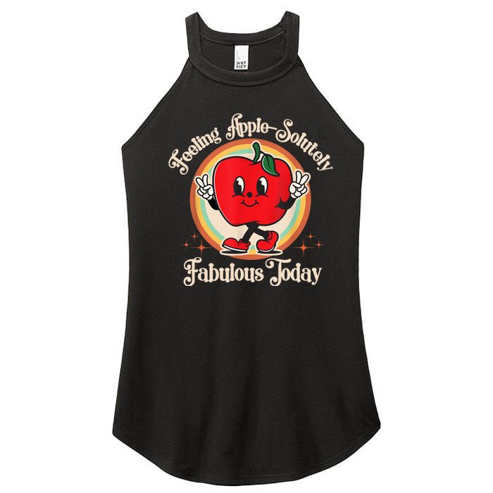 Apple Picking Crew Funny First Apple Picking Matching Family Women’s Perfect Tri Rocker Tank