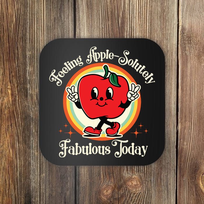 Apple Picking Crew Funny First Apple Picking Matching Family Coaster