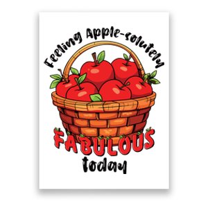 Apple Picking Crew Funny Apple Harvest Matching Family Squad Poster