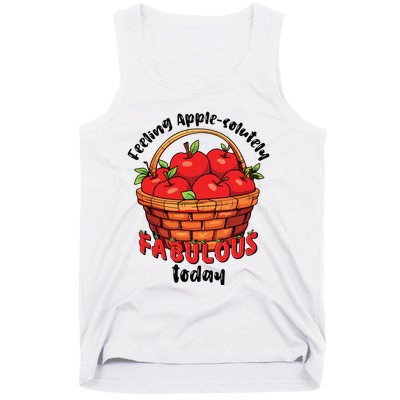 Apple Picking Crew Funny Apple Harvest Matching Family Squad Tank Top