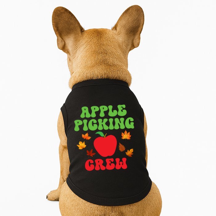Apple Picking Crew Fall Family Outfit Autumn Fall Apple Lover Apple Picking Doggie Tank