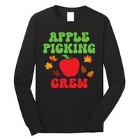 Apple Picking Crew Fall Family Outfit Autumn Fall Apple Lover Apple Picking Long Sleeve Shirt