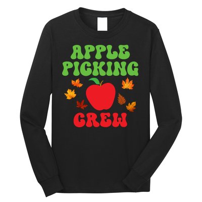 Apple Picking Crew Fall Family Outfit Autumn Fall Apple Lover Apple Picking Long Sleeve Shirt