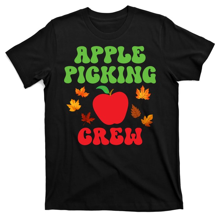 Apple Picking Crew Fall Family Outfit Autumn Fall Apple Lover Apple Picking T-Shirt