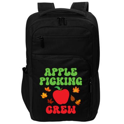 Apple Picking Crew Fall Family Outfit Autumn Fall Apple Lover Apple Picking Impact Tech Backpack