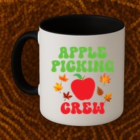 Apple Picking Crew Fall Family Outfit Autumn Fall Apple Lover Apple Picking Mug