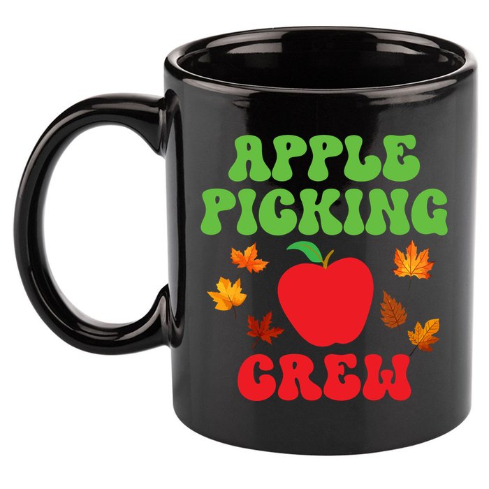 Apple Picking Crew Fall Family Outfit Autumn Fall Apple Lover Apple Picking 11oz C Handle Ceramic Mug