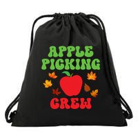 Apple Picking Crew Fall Family Outfit Autumn Fall Apple Lover Apple Picking Drawstring Bag