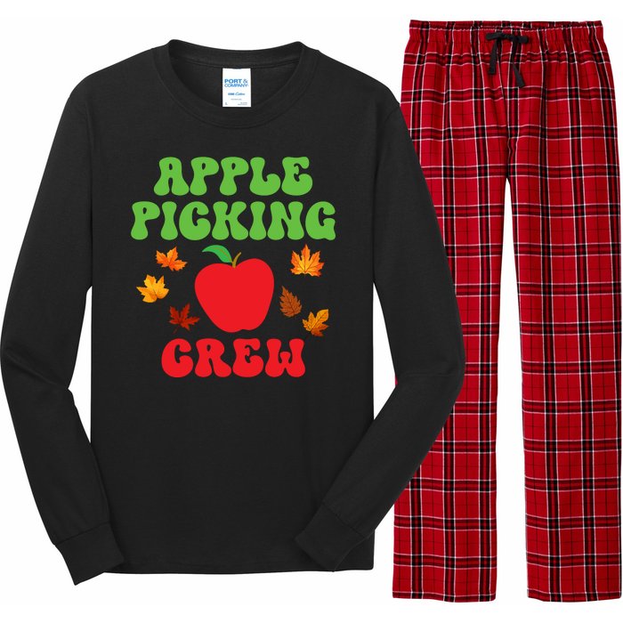 Apple Picking Crew Fall Family Outfit Autumn Fall Apple Lover Apple Picking Long Sleeve Pajama Set