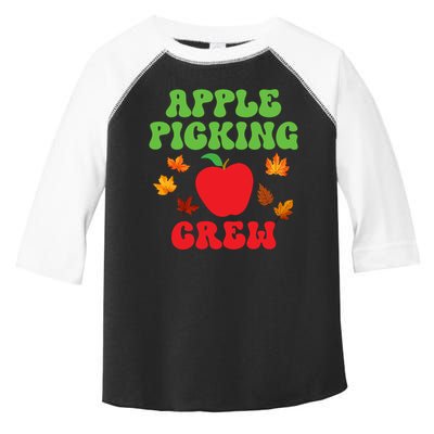 Apple Picking Crew Fall Family Outfit Autumn Fall Apple Lover Apple Picking Toddler Fine Jersey T-Shirt