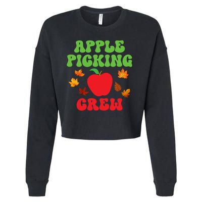 Apple Picking Crew Fall Family Outfit Autumn Fall Apple Lover Apple Picking Cropped Pullover Crew